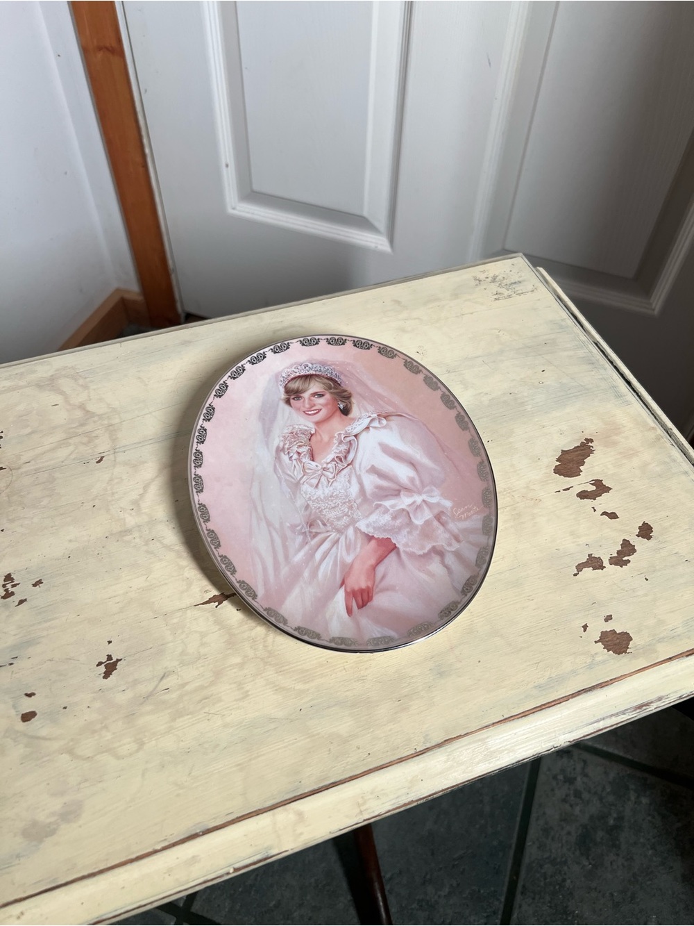 Decorative lady Diana plate